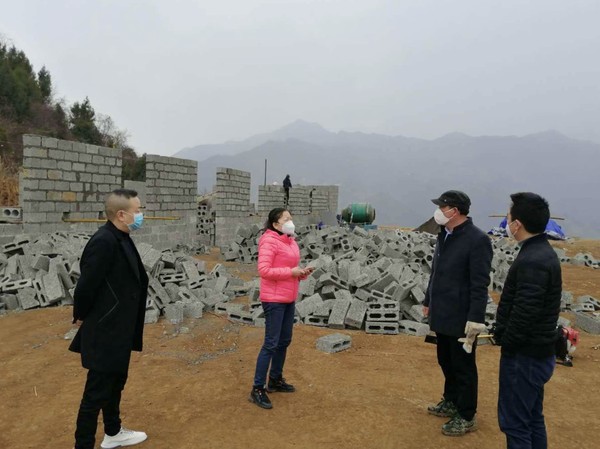 紫阳县疫情防控联防联控第二执纪督查组对毛坝镇品峰生态农业园区进行监督检查.JPG